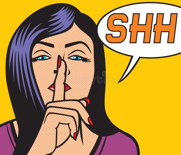 woman-silence-sign-pop-art-illustration-girl-asking-35927449